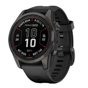 Imag:Garmin 010-02776-10 fenix 7S Pro Sapphire Solar Edition Smartwatch (Carbon Gray)